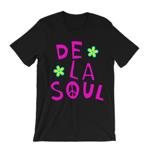 De La Soul Flower Pink Font T-Shirt