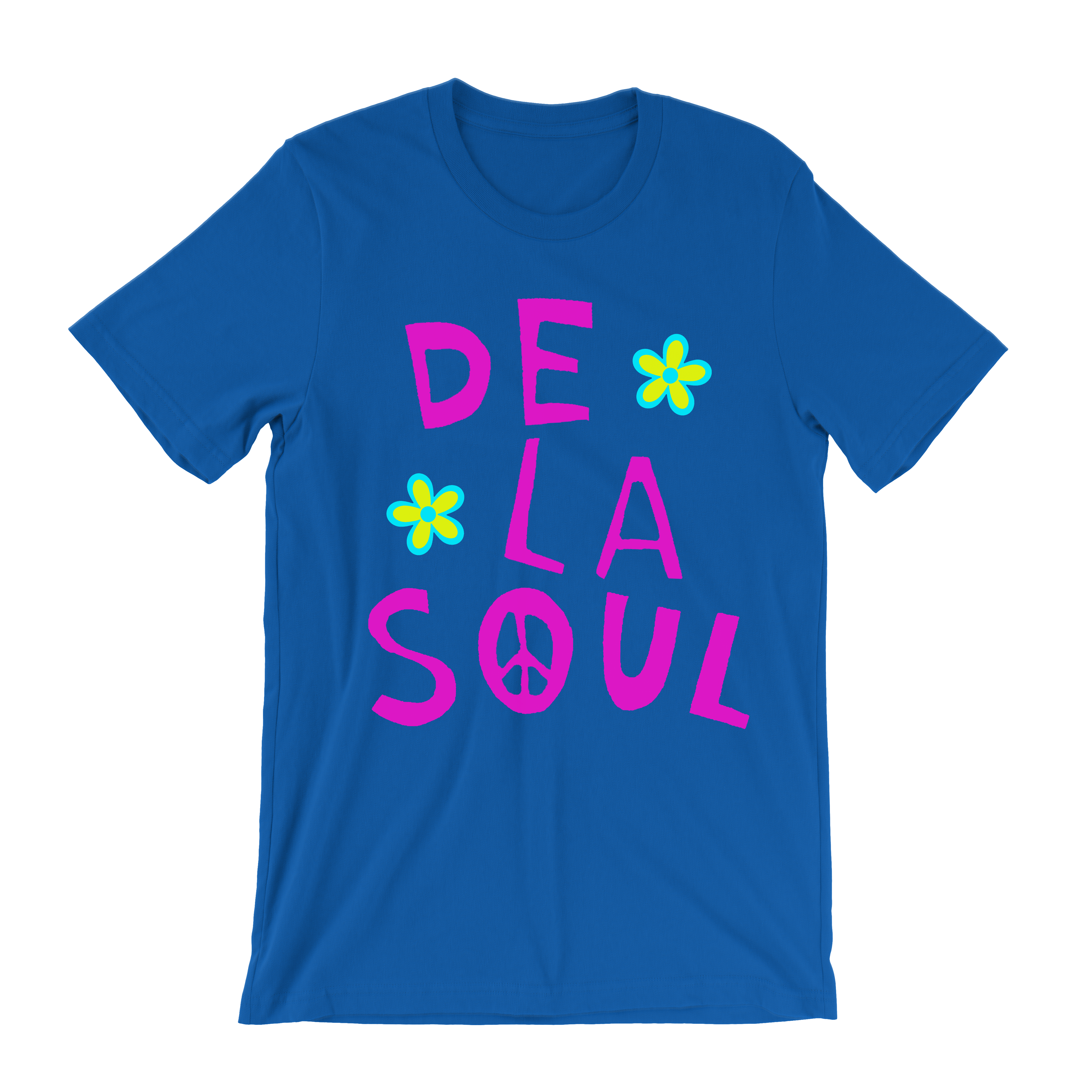 De La Soul Flower Pink Font T-Shirt