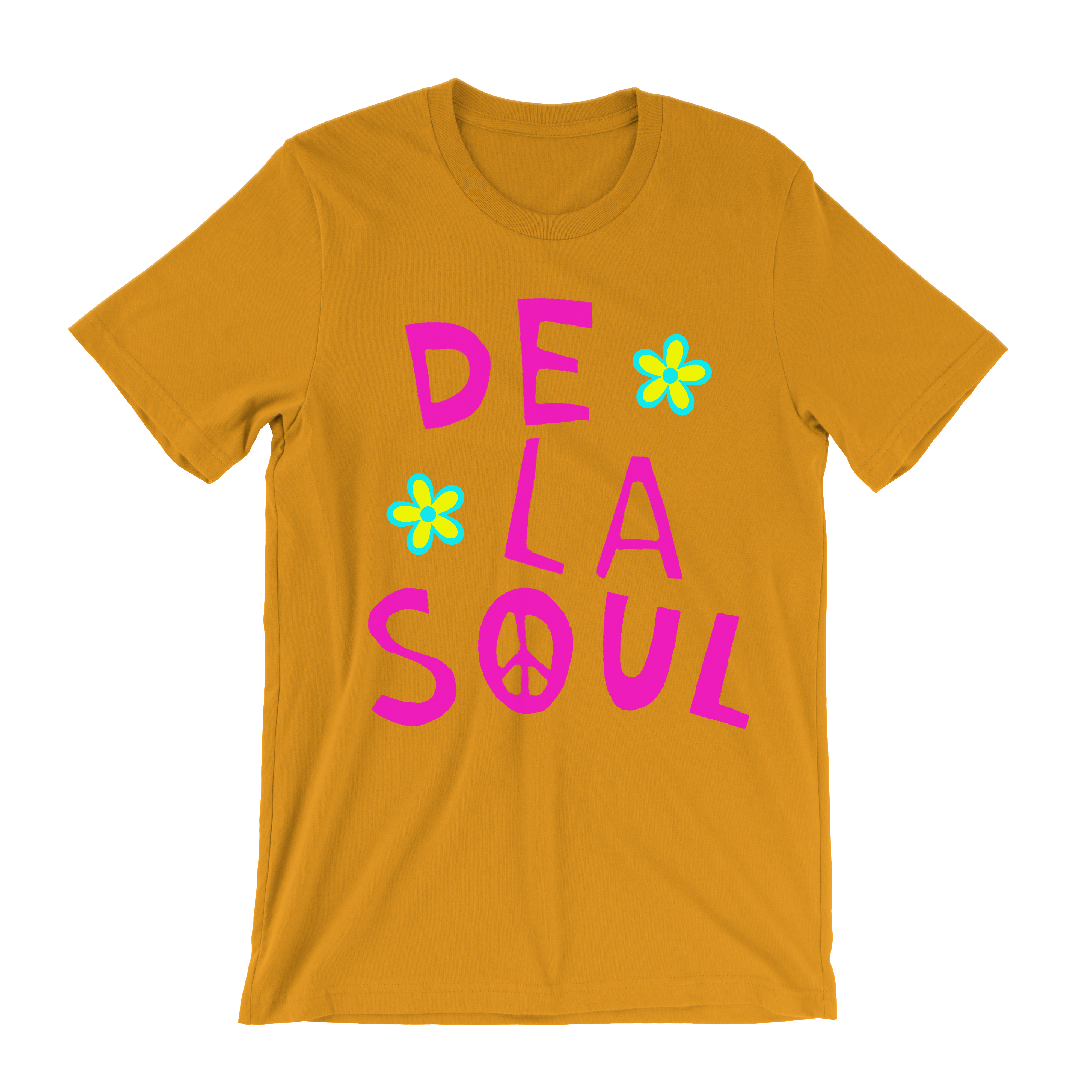 De La Soul Flower Pink Font T-Shirt