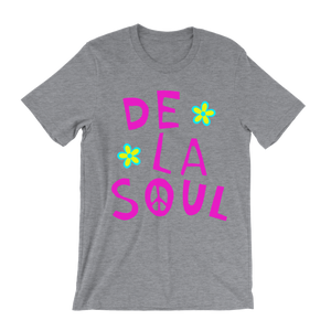 De La Soul Flower Pink Font T-Shirt