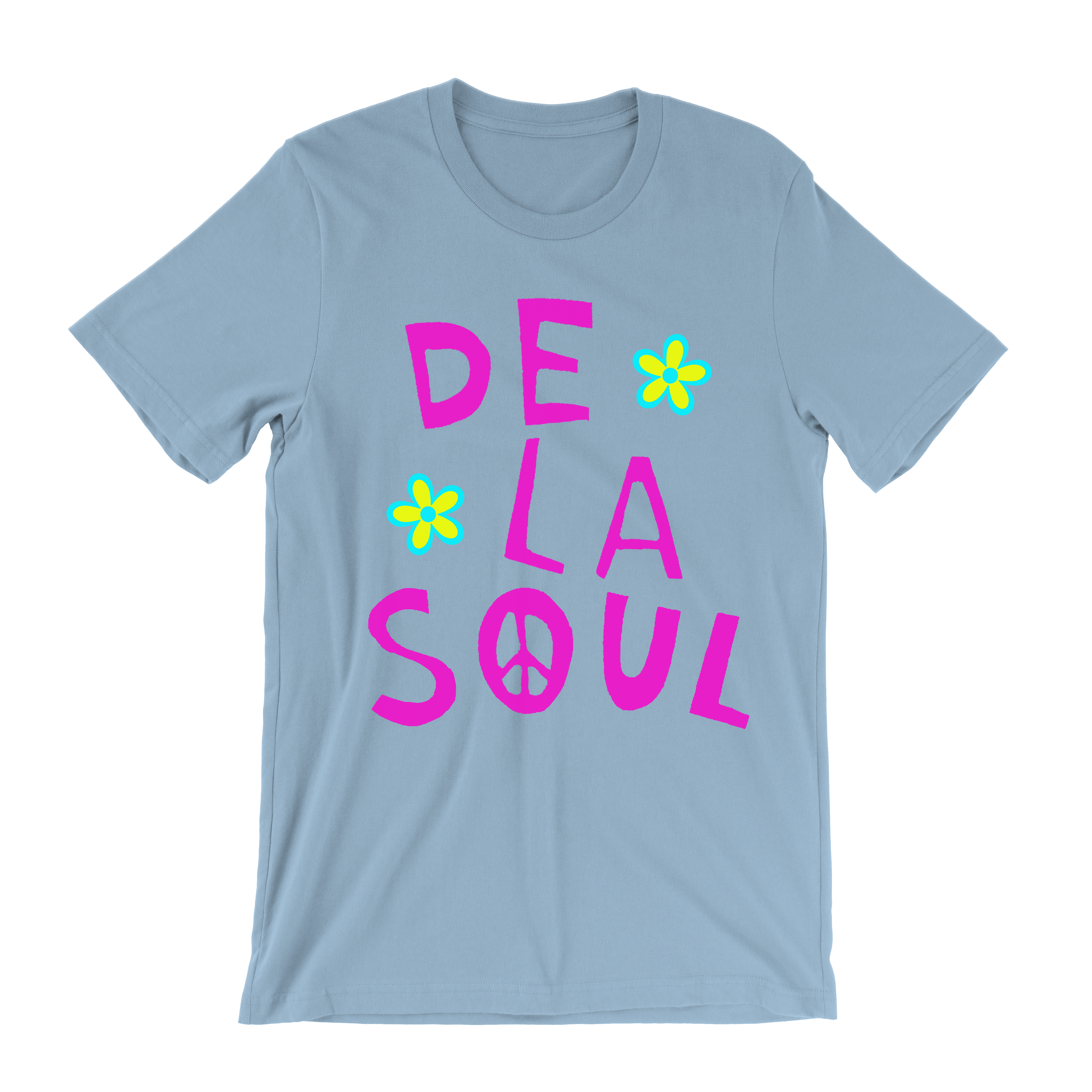 De La Soul Flower Pink Font T-Shirt