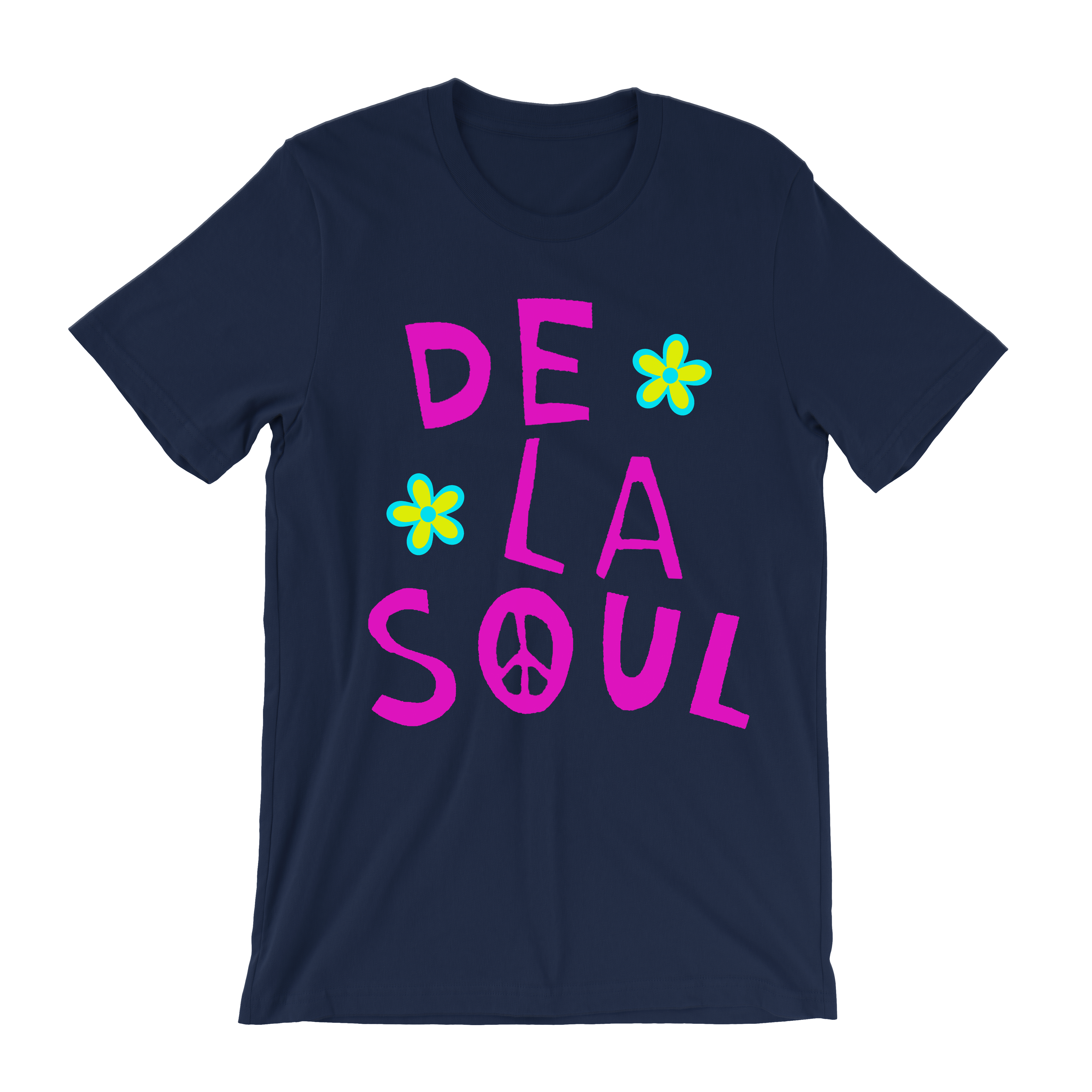 De La Soul Flower Pink Font T-Shirt