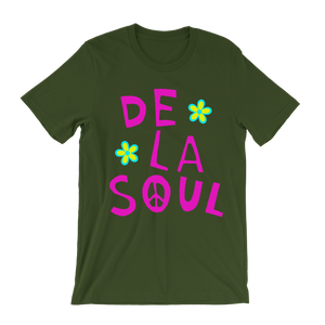 De La Soul Flower Pink Font T-Shirt