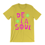 Load image into Gallery viewer, De La Soul Flower Pink Font T-Shirt
