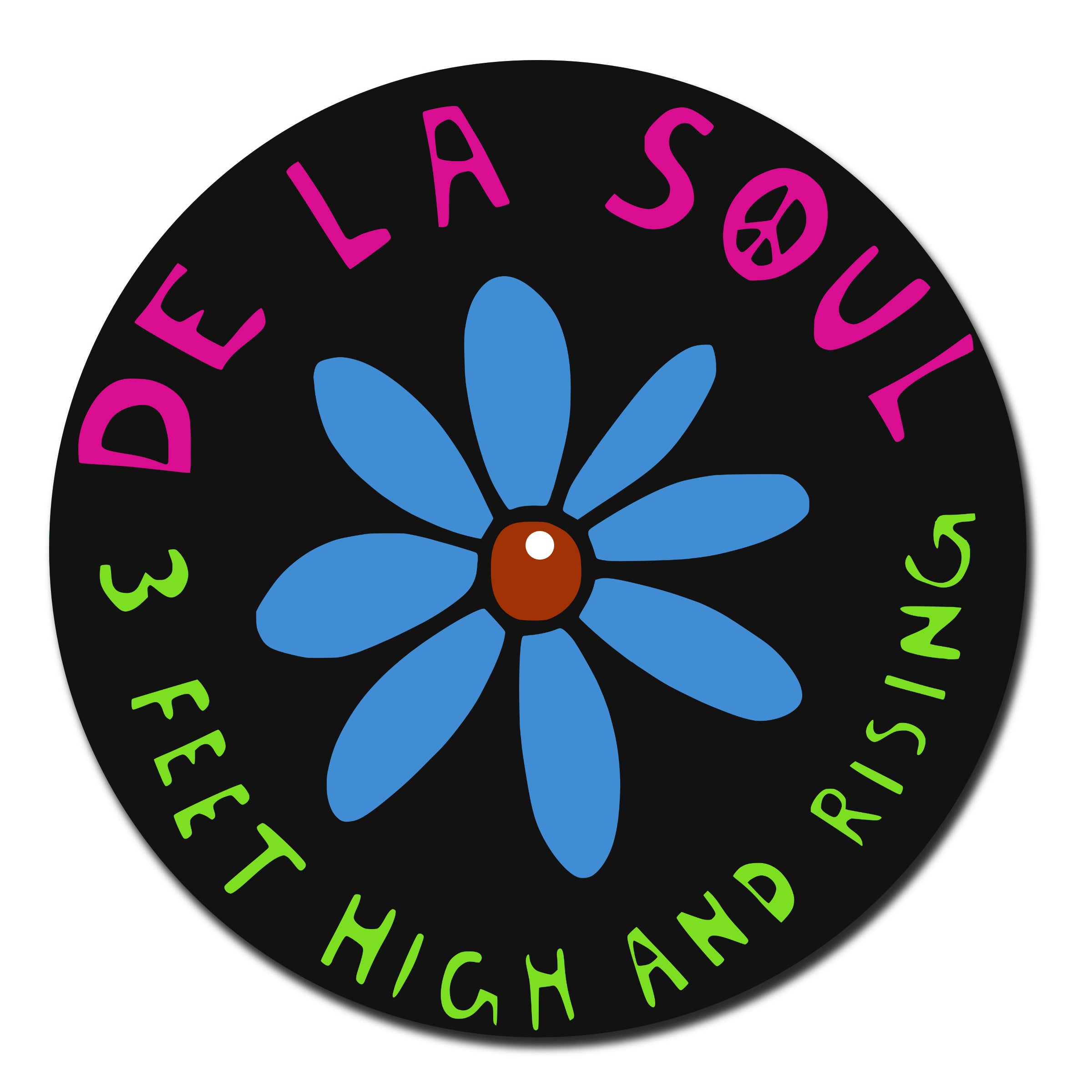 De La Soul 3 Feet High And Rising Turntable Slipmat