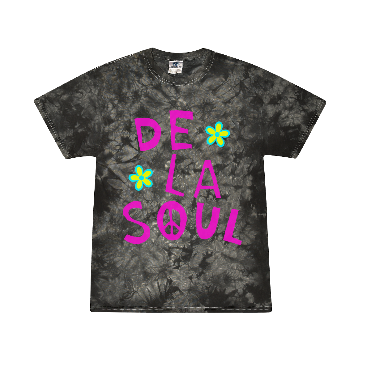 De La Soul Pink Peace Sign Tie Dye T-Shirt