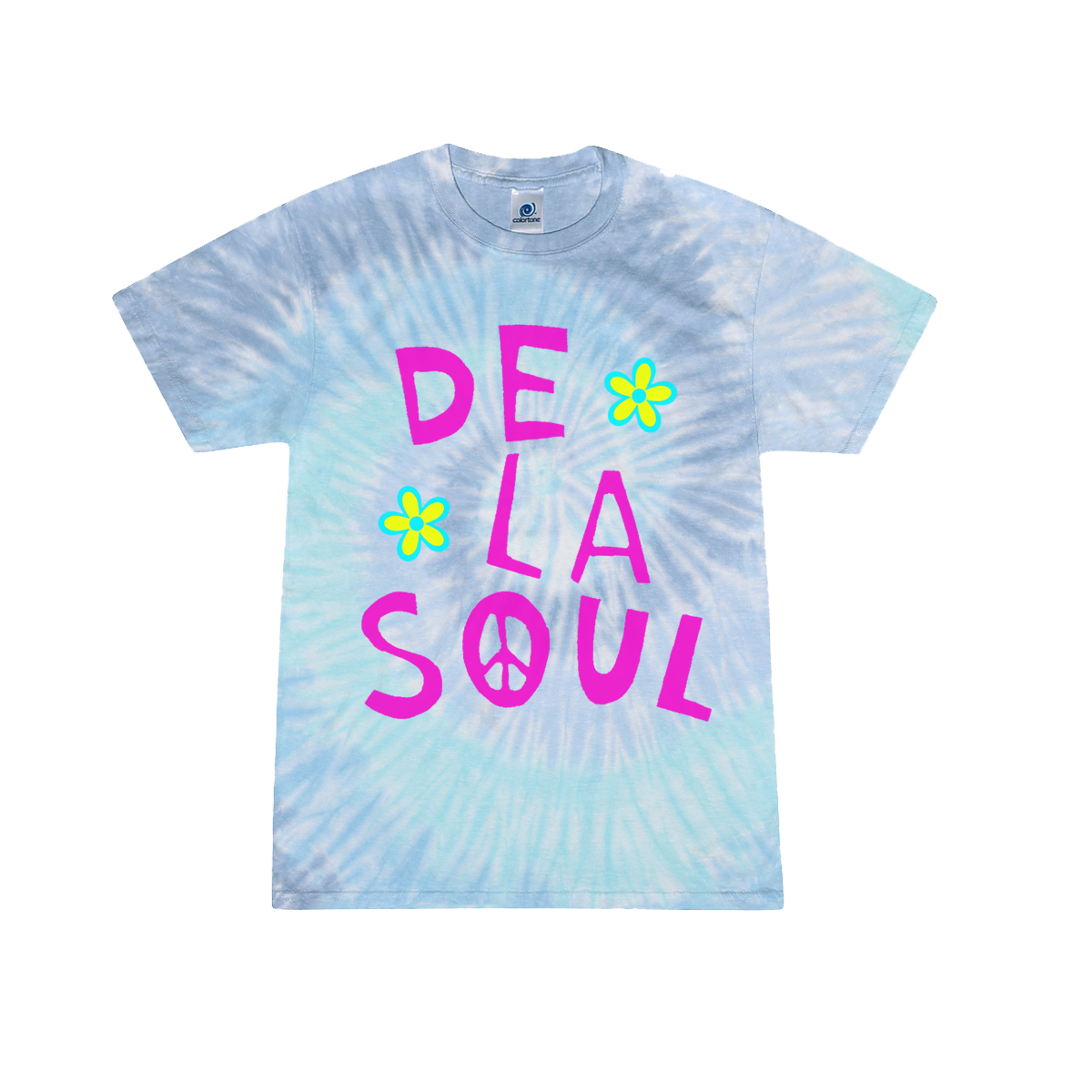 De La Soul Pink Peace Sign Tie Dye T-Shirt