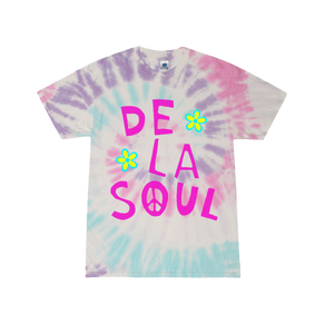 De La Soul Pink Peace Sign Tie Dye T-Shirt