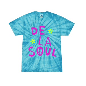 De La Soul Pink Peace Sign Tie Dye T-Shirt