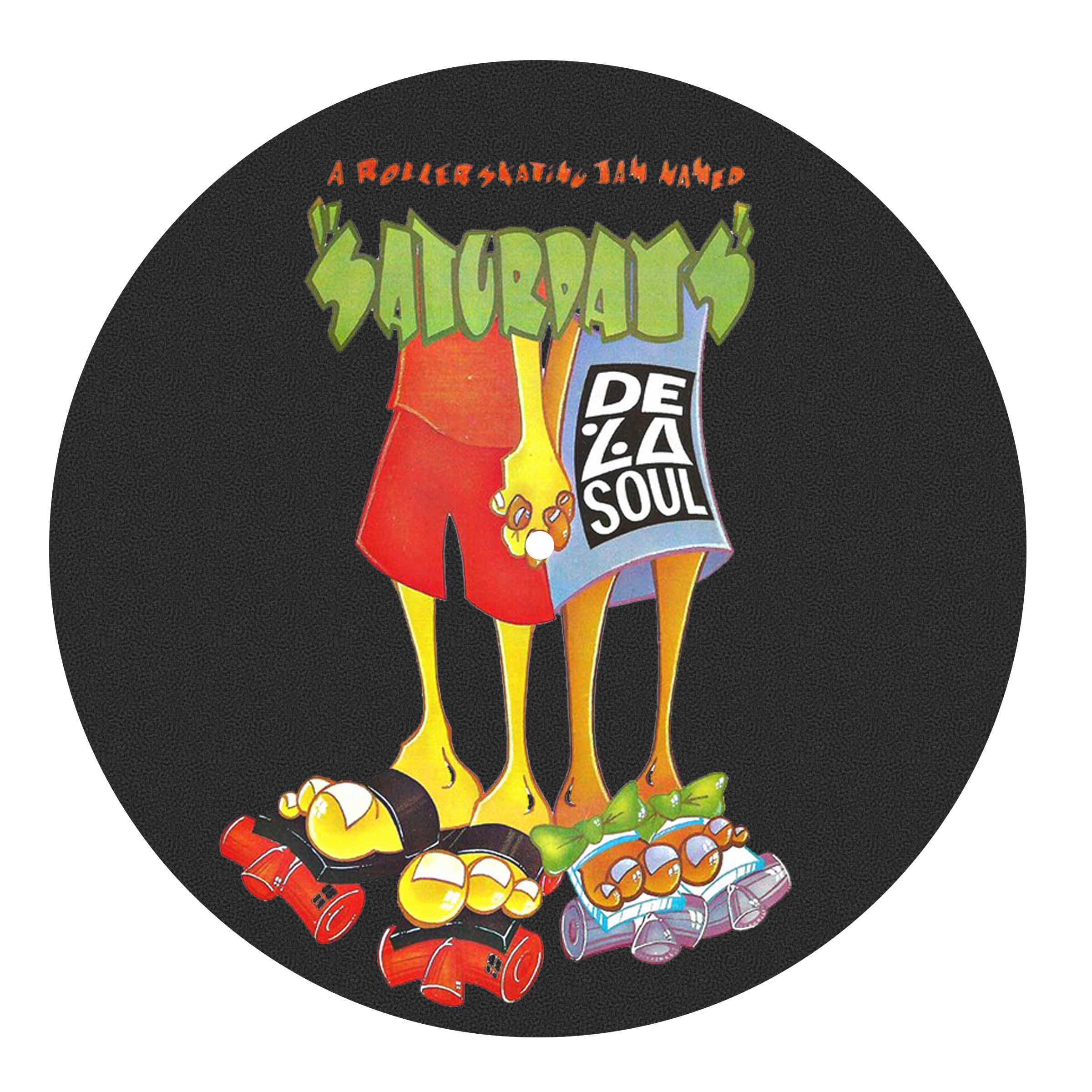 De La Soul Rollerskating Jam Named Saturdays Turntable Slipmat