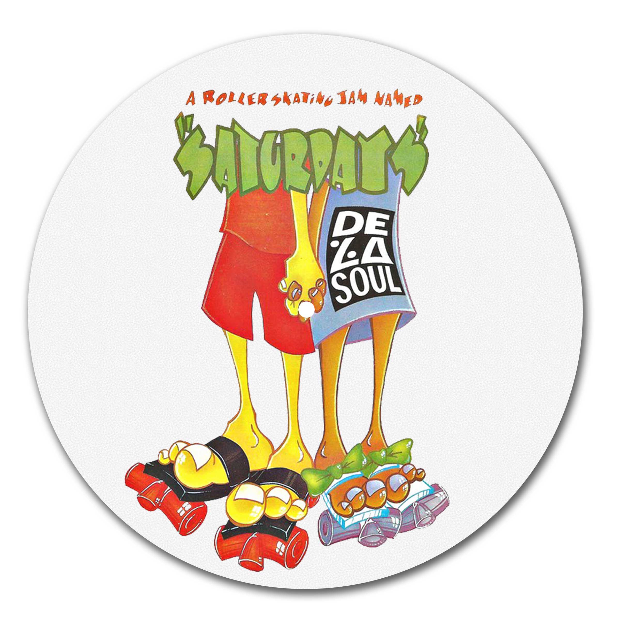 De La Soul Rollerskating Jam Named Saturdays Turntable Slipmat