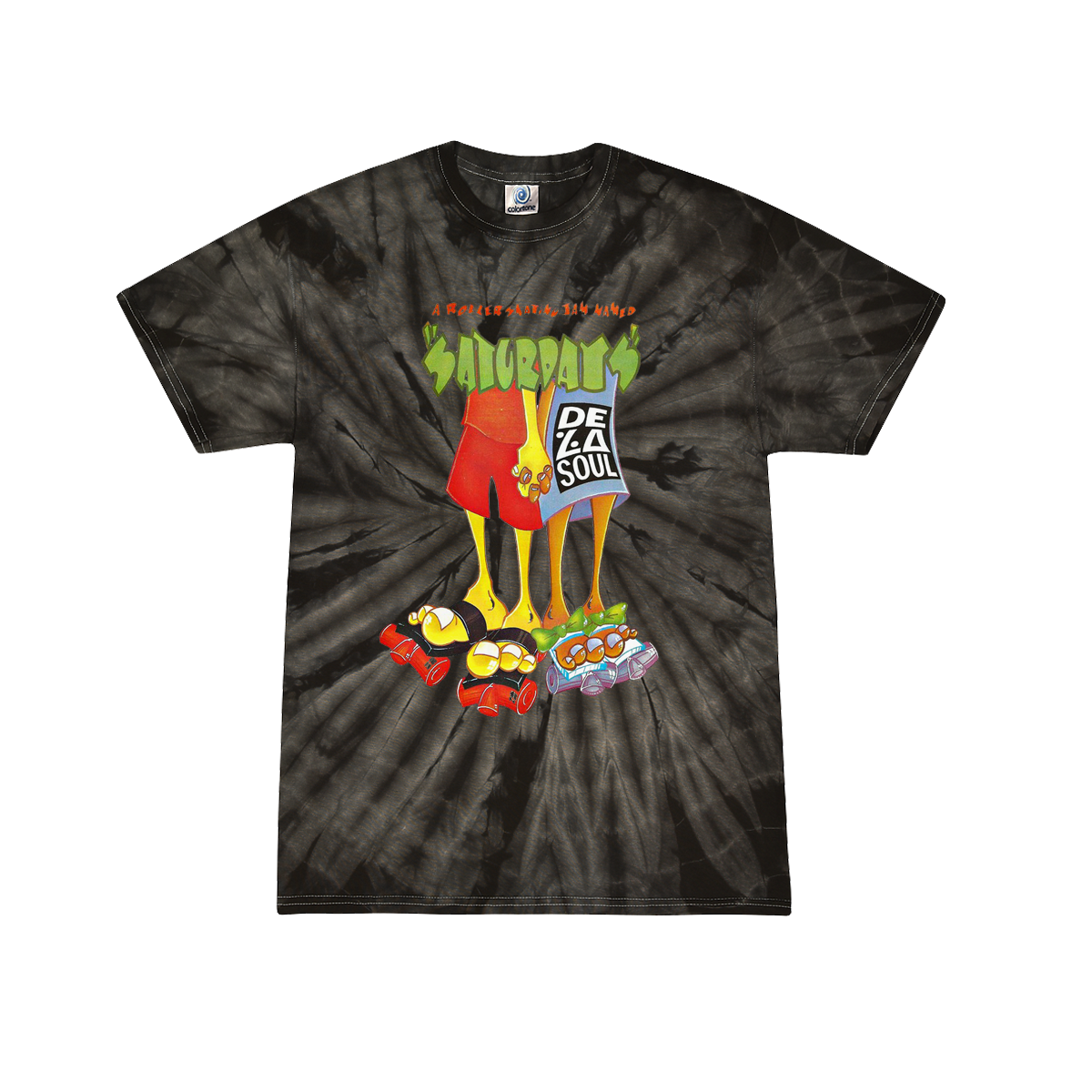 De La Soul A Rollerskating Jam Named Saturdays Tie Dye T-Shirt