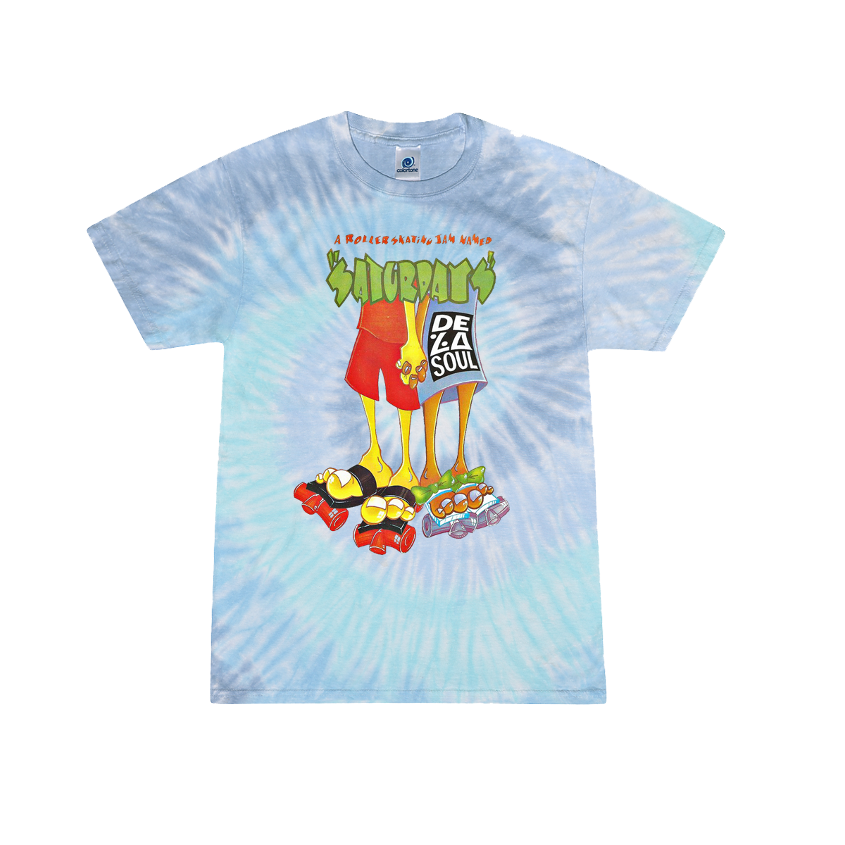 De La Soul A Rollerskating Jam Named Saturdays Tie Dye T-Shirt