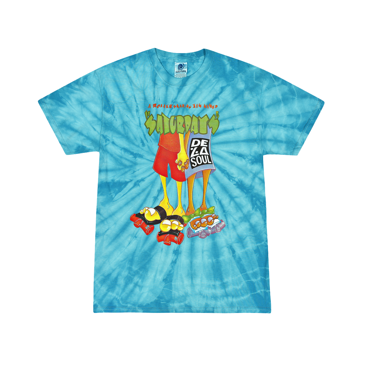 De La Soul A Rollerskating Jam Named Saturdays Tie Dye T-Shirt