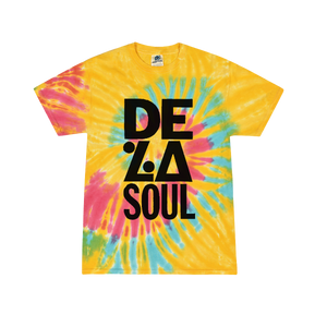 De La Soul Text Logo Tie Dye T-Shirt