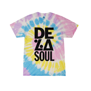 De La Soul Text Logo Tie Dye T-Shirt