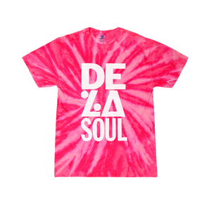 De La Soul Text Logo Tie Dye T-Shirt