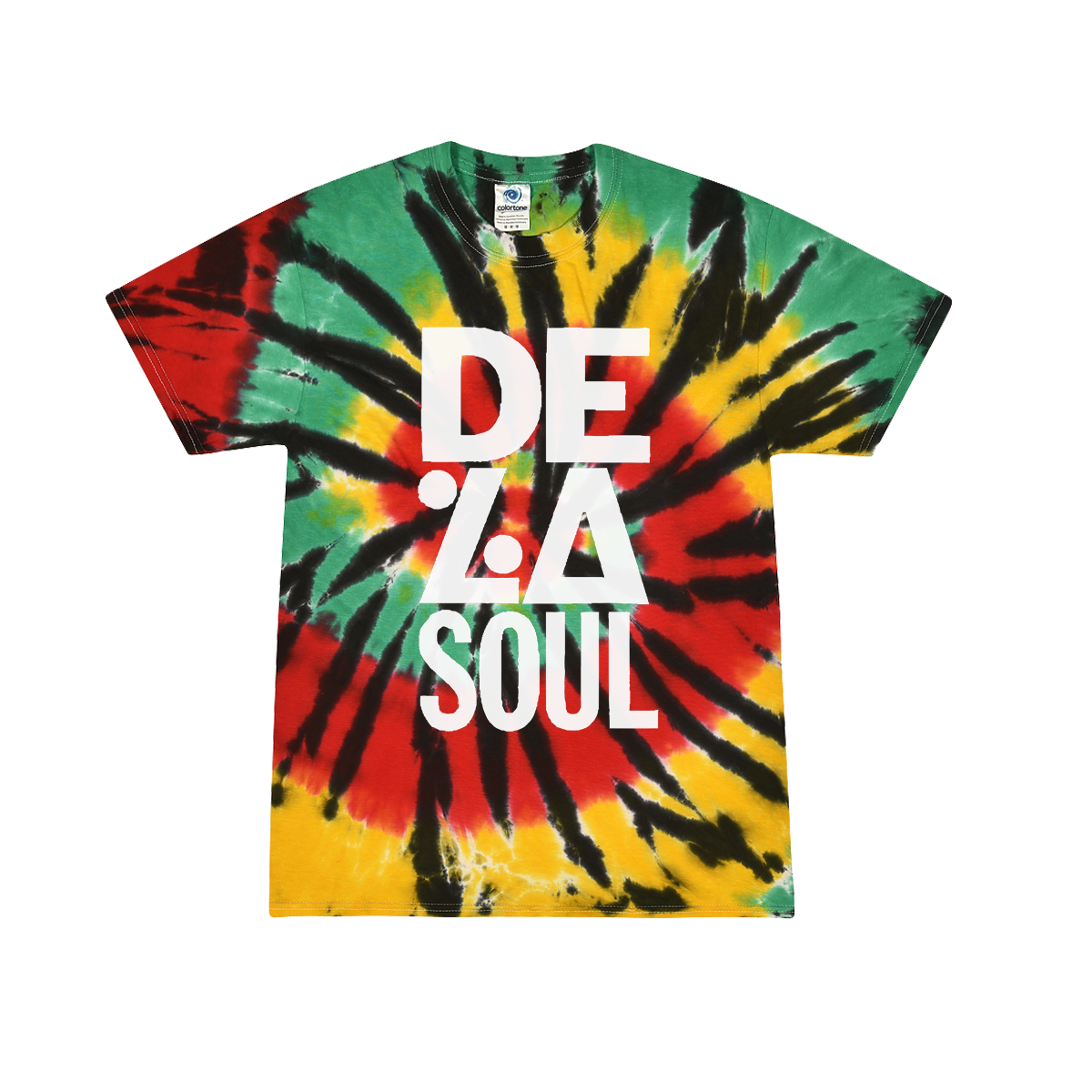 De La Soul Text Logo Tie Dye T-Shirt