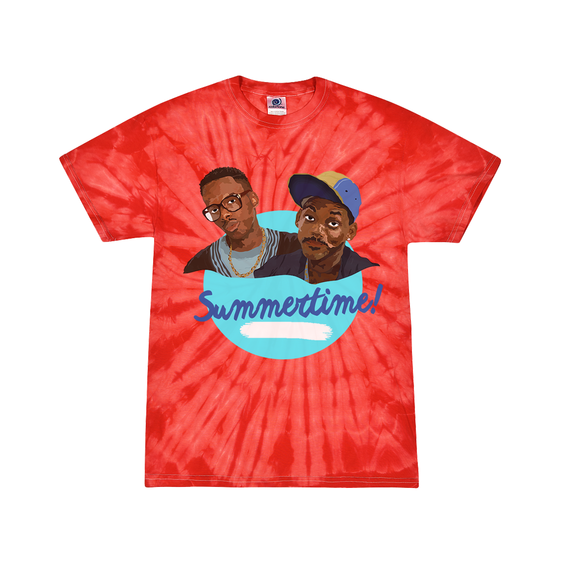 DJ Jazzy Jeff and the Fresh Prince Summertime! Tie Dye T-Shirt