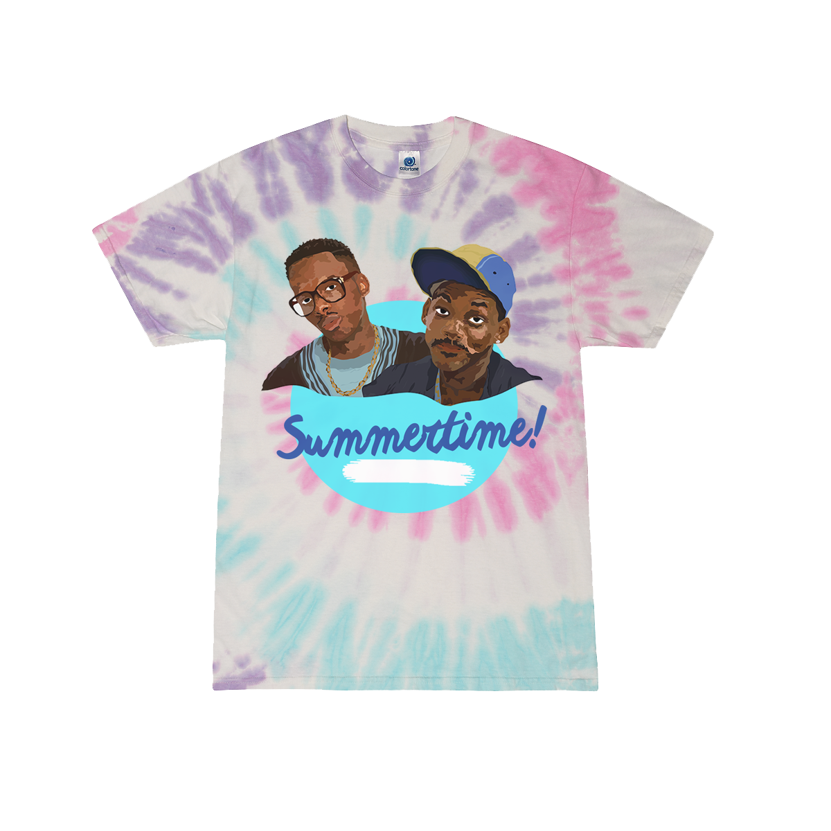 DJ Jazzy Jeff and the Fresh Prince Summertime! Tie Dye T-Shirt