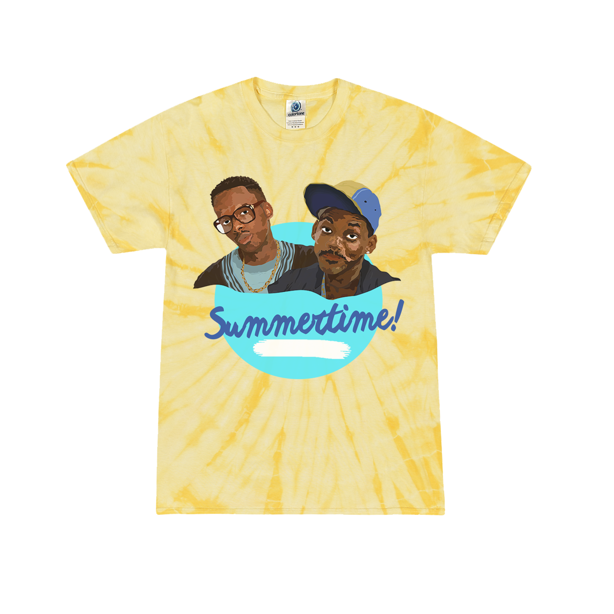 DJ Jazzy Jeff and the Fresh Prince Summertime! Tie Dye T-Shirt