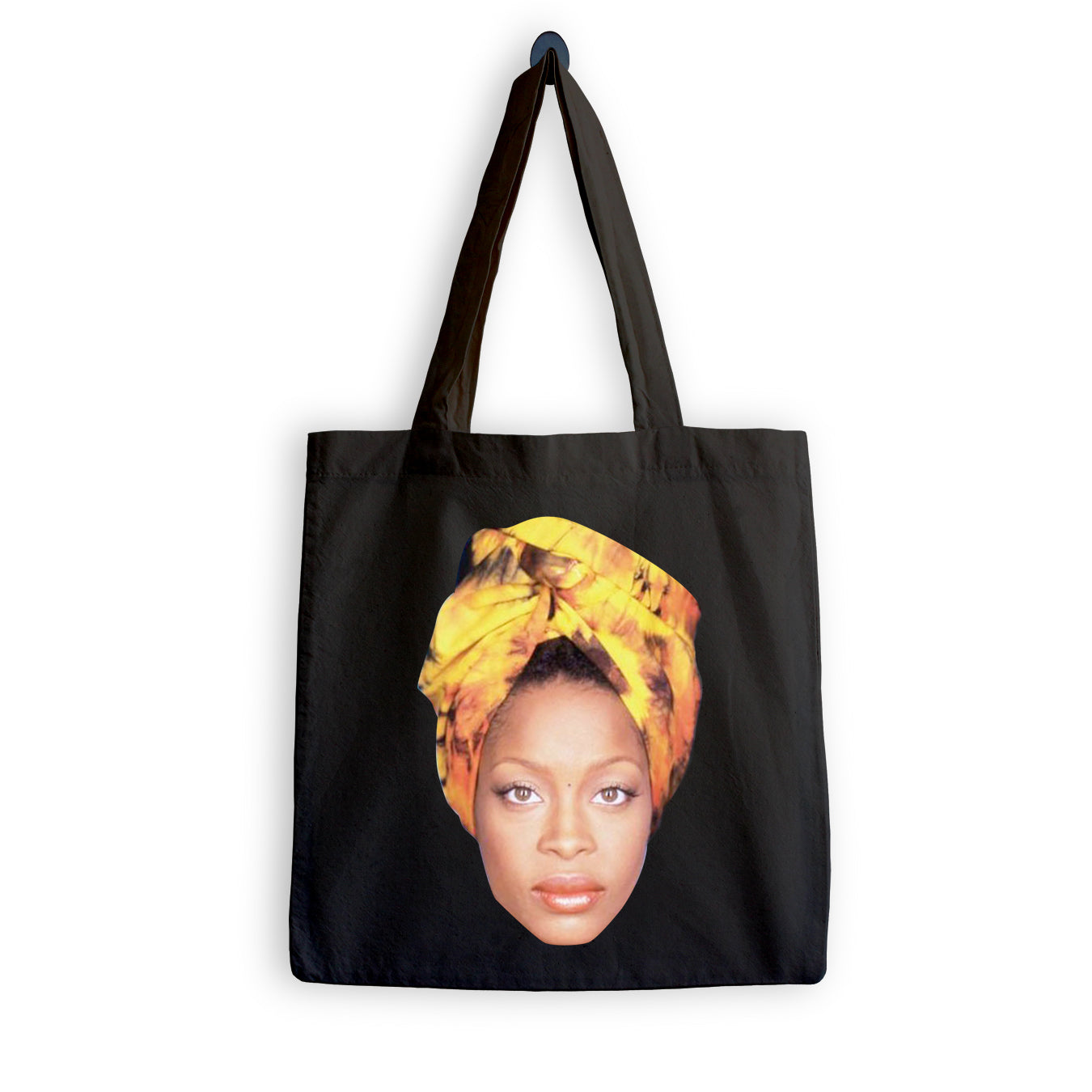 Erykah Badu Yellow Wrap Tote Bag