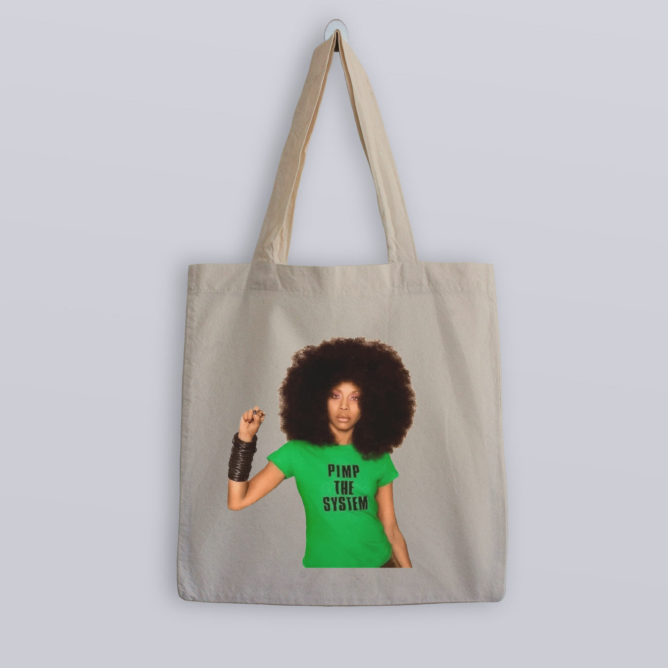 Erykah Badu Pimp The System Tote Bag