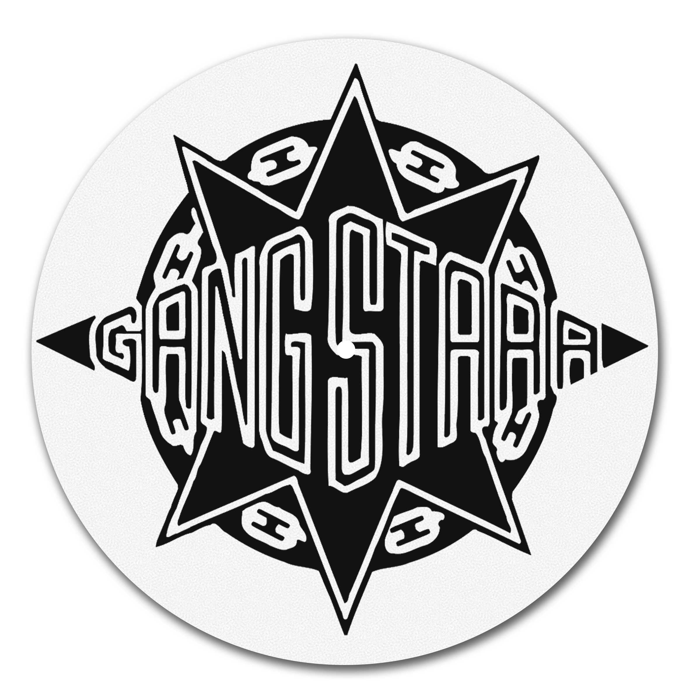 Gang Starr Logo Turntable Slipmat