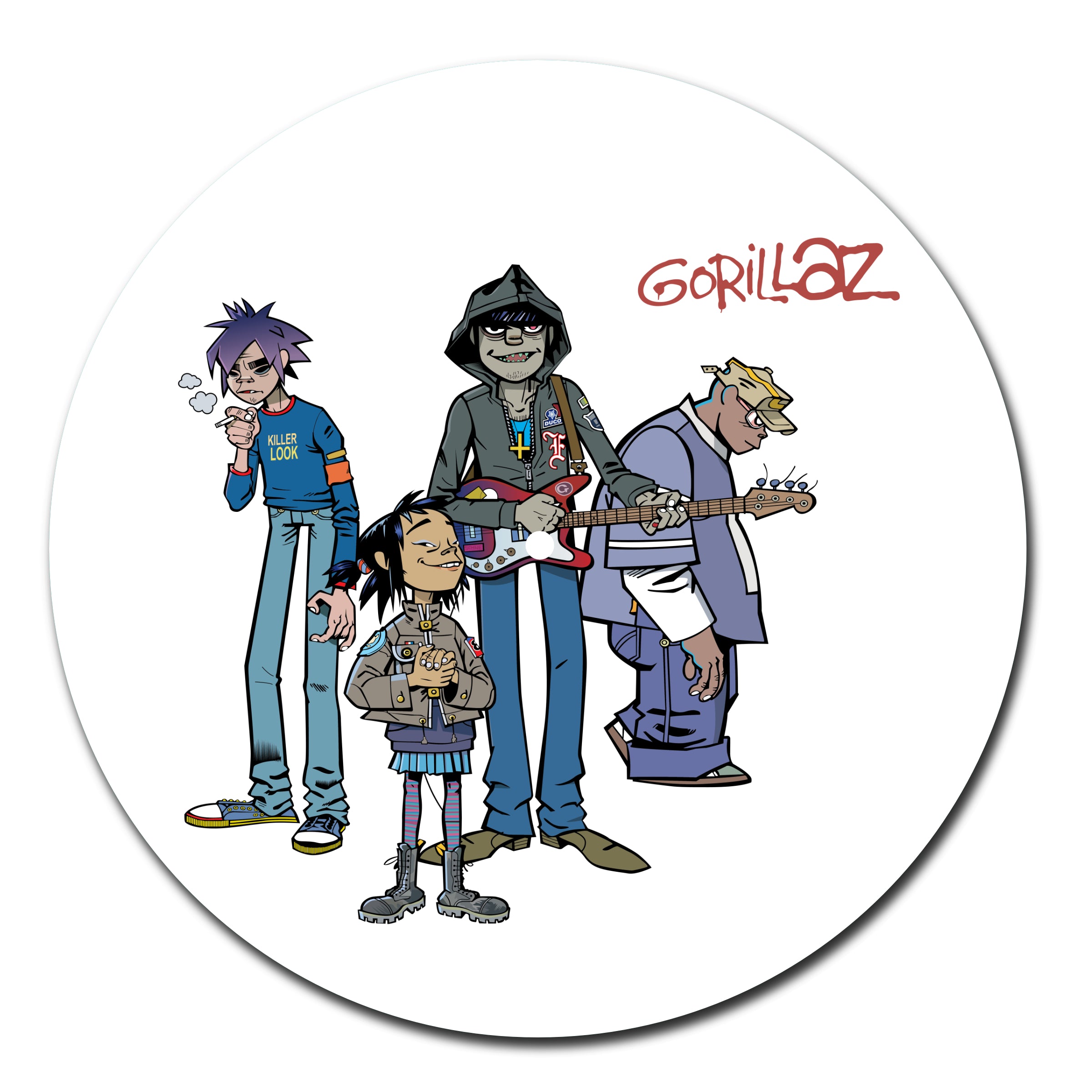 Gorillaz Turntable Slipmat