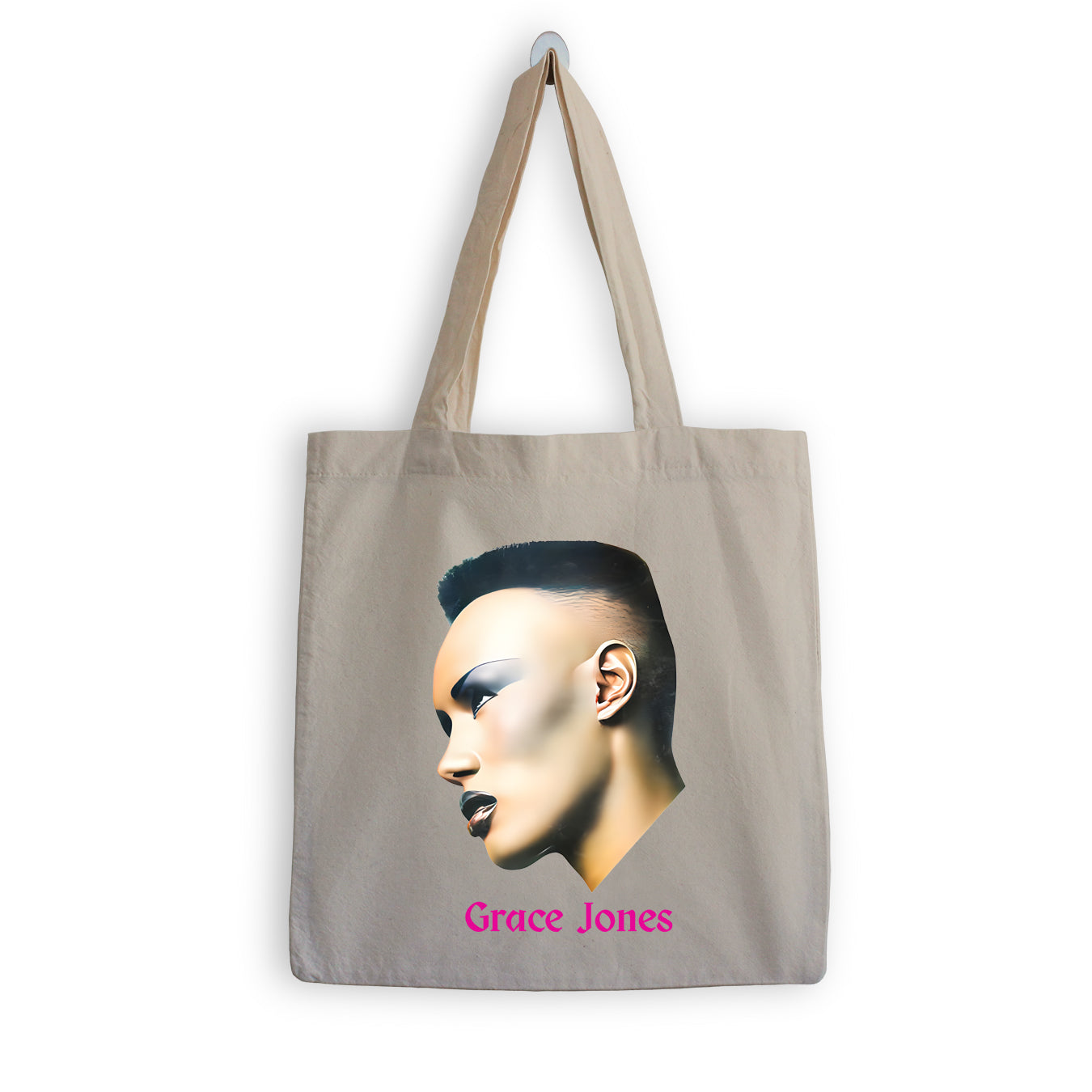 Grace Jones Profile Tote Bag