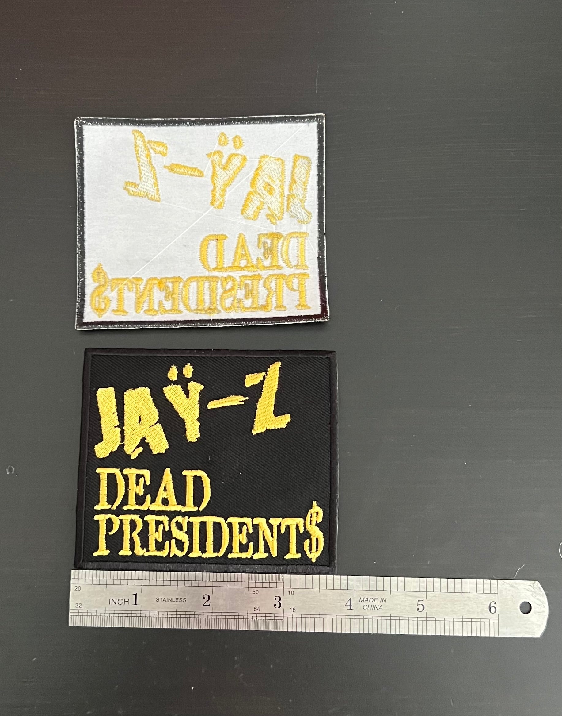 Jay-Z Dead Presidents Patch