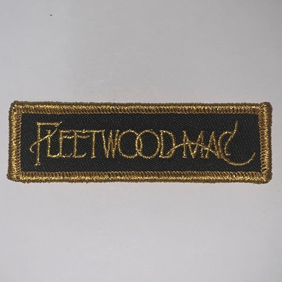 Fleetwood Mac Black and Gold Logo Patch