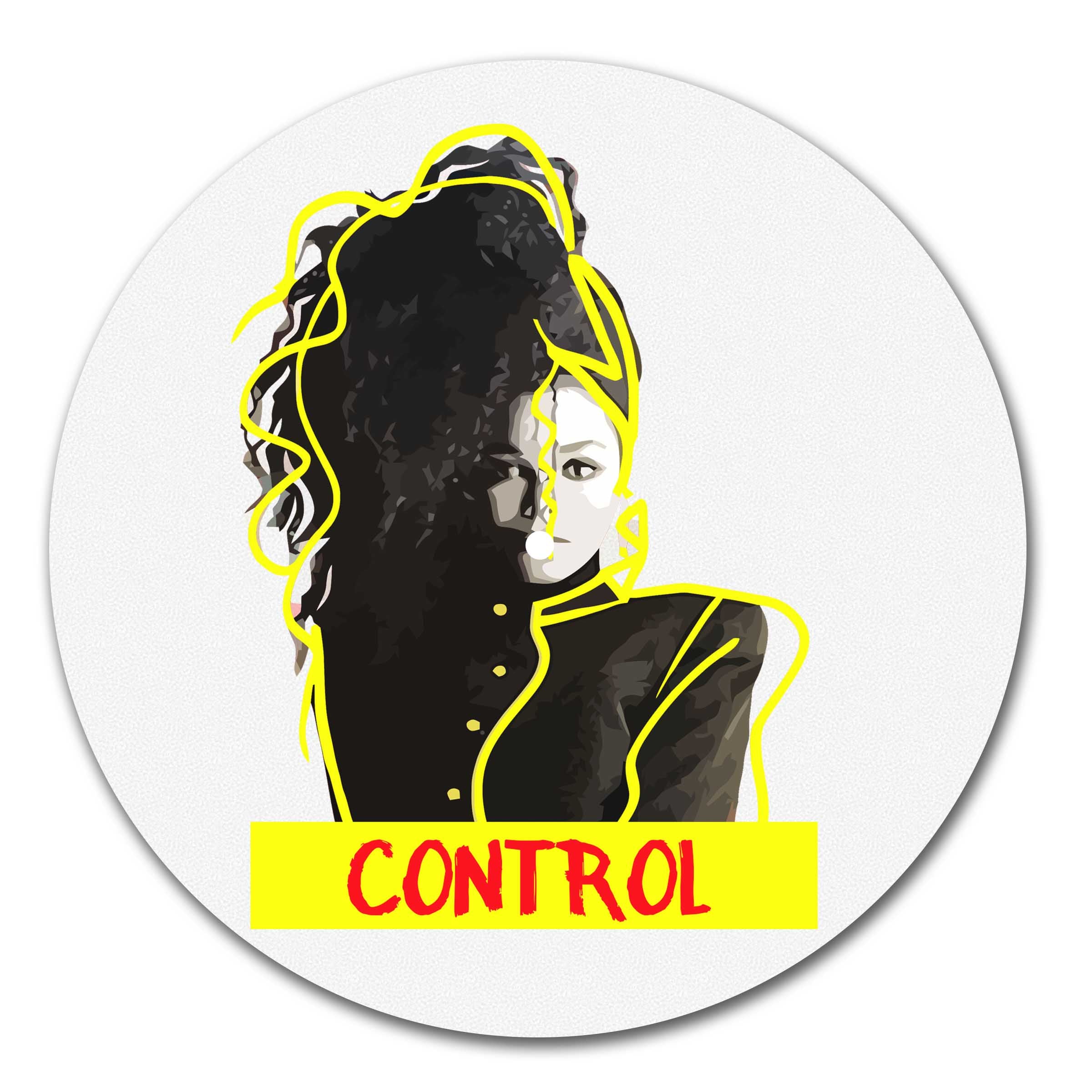 Janet Jackson Control Turntable Slipmat