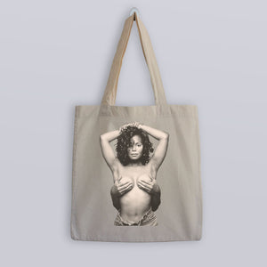 Janet Jackson Nude Tote Bag