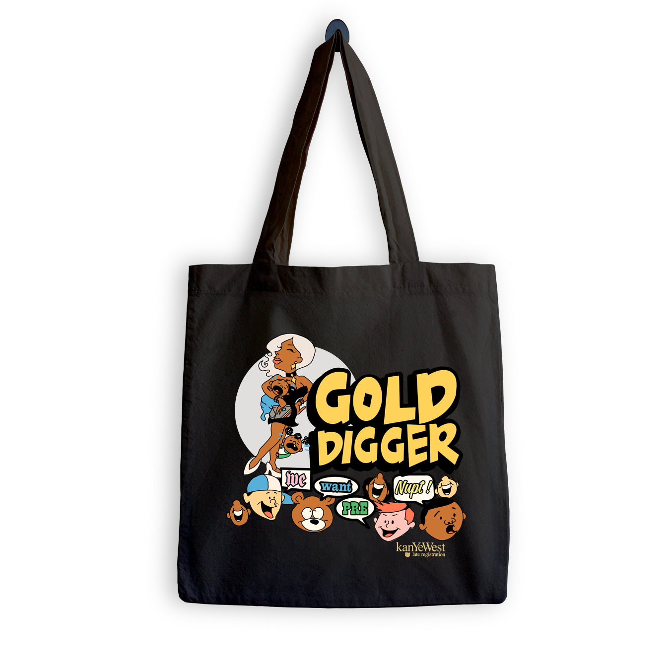 Kanye West Gold Digger Tote Bag