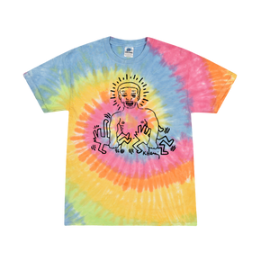 Keith Haring and Larry Levan Tie Dye T-Shirt