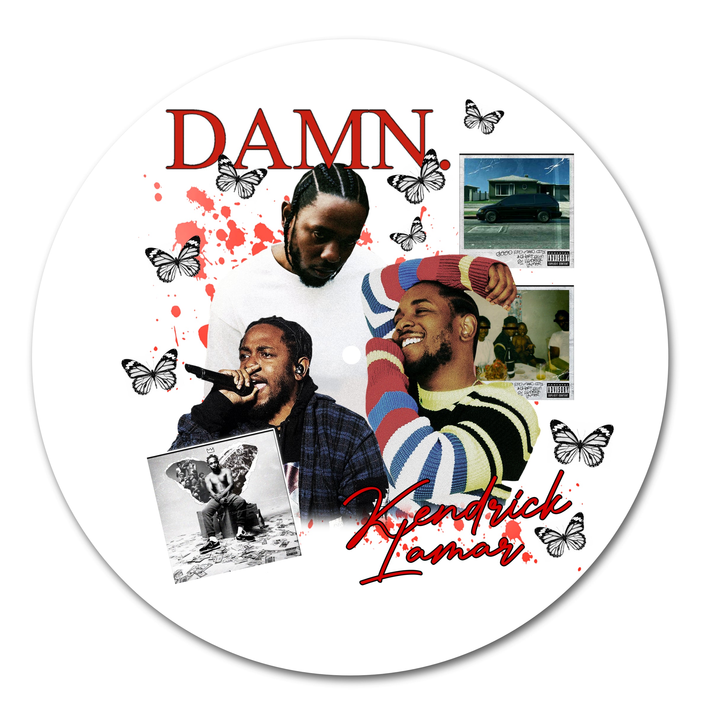 Kendrick Lamar Turntable Slipmat