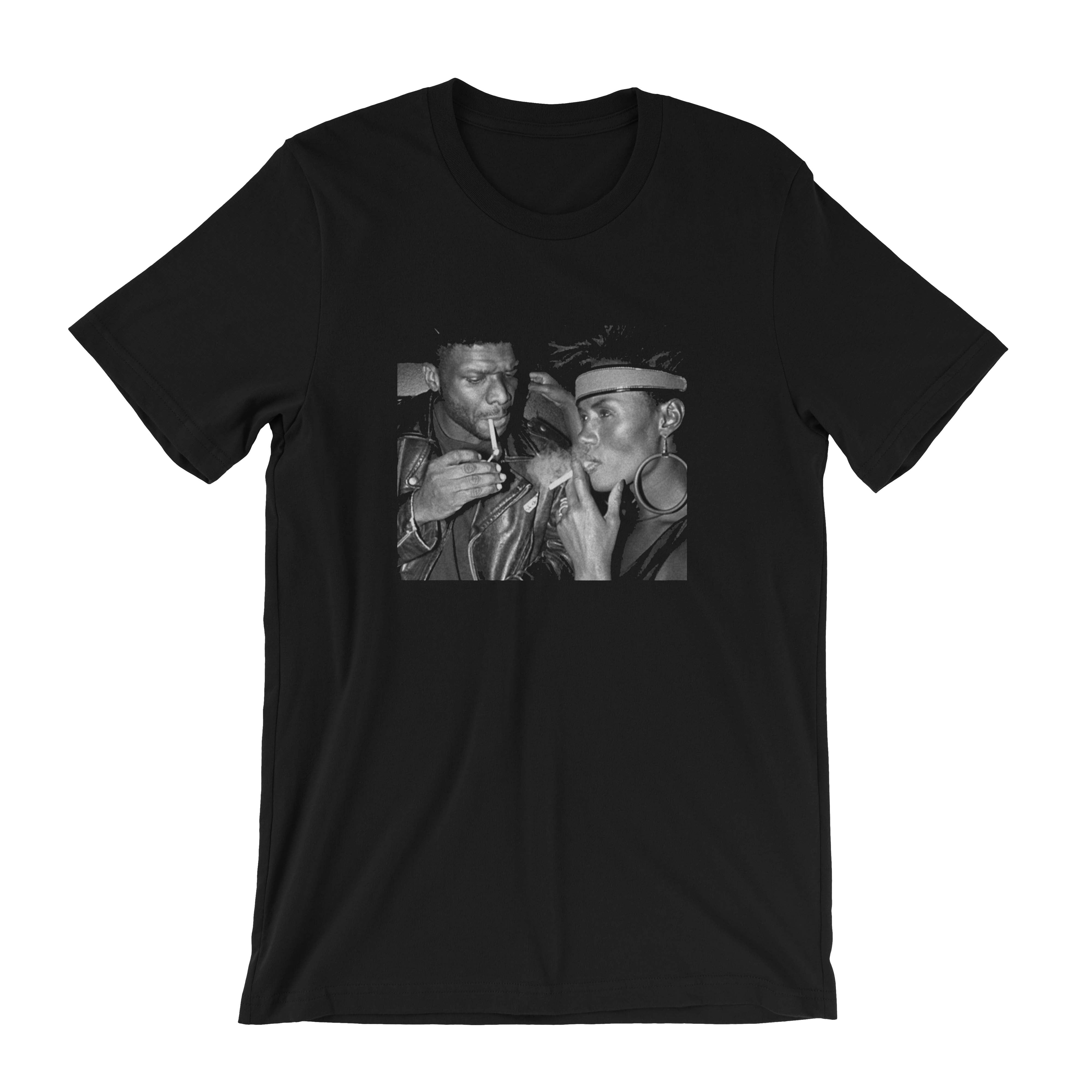 Larry Levan and Grace Jones Smoking T-Shirt