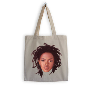 Big Face Lauryn Hill Tote Bag