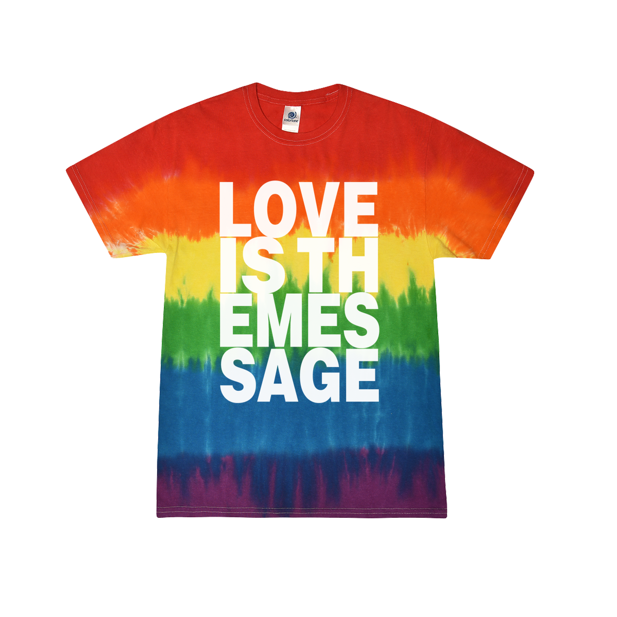 Love Is The Message Tie Dye T-Shirt