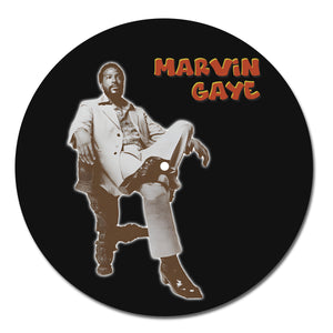 Marvin Gaye Sitting In A Chair Turntable Slipmat