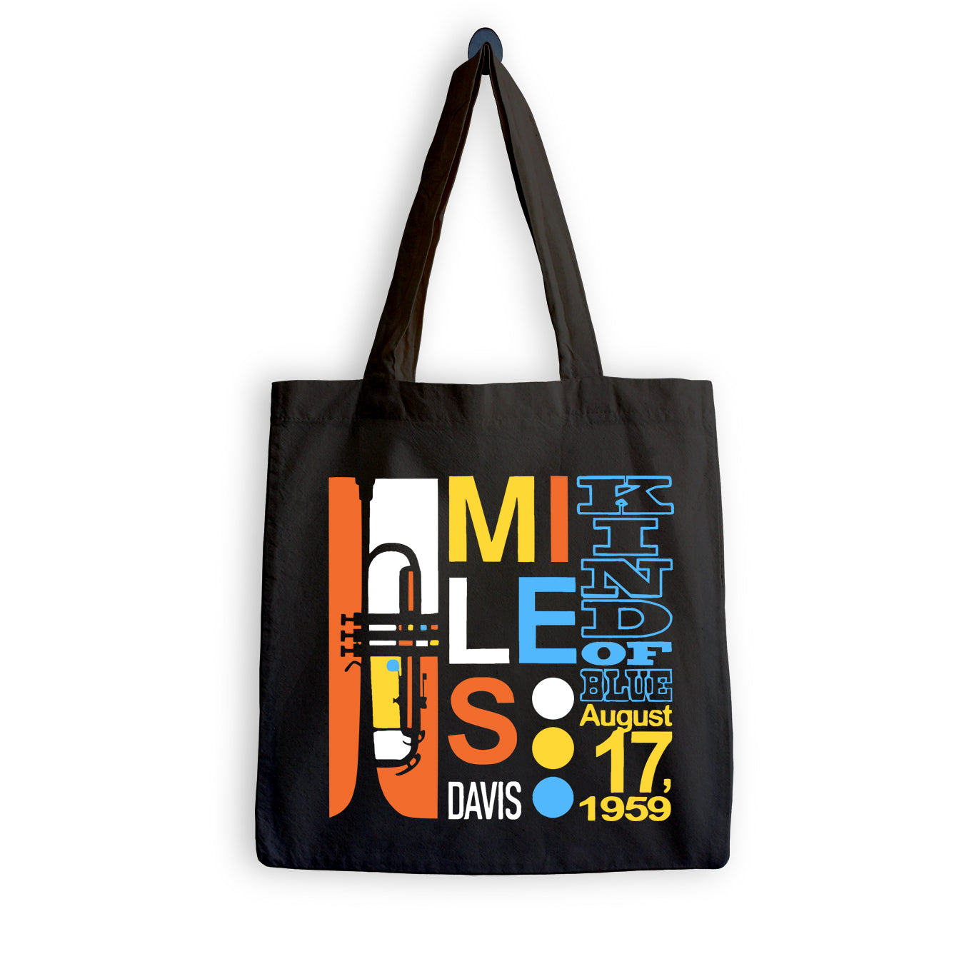 Miles Davis Kind Of Blue Tote Bag