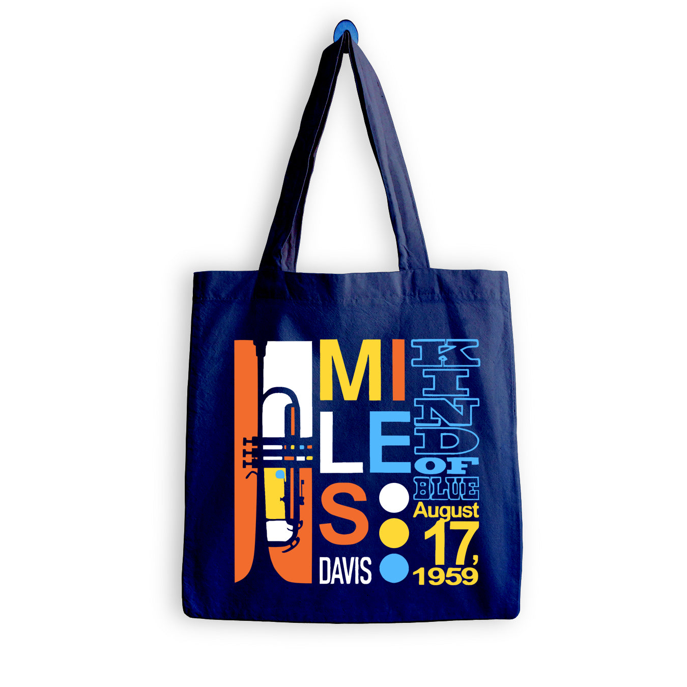 Miles Davis Kind Of Blue Tote Bag