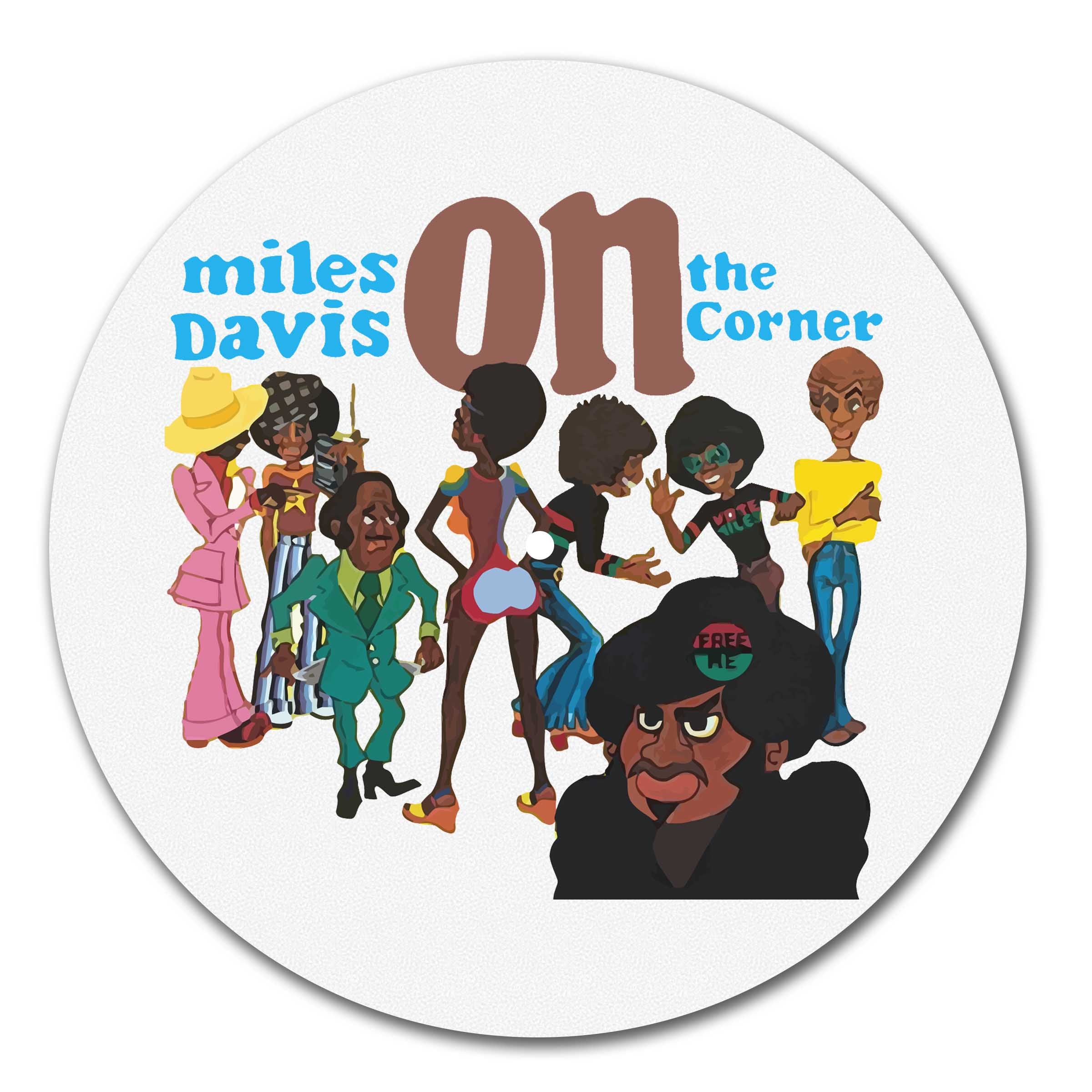 Miles Davis On The Corner Turntable Slipmat