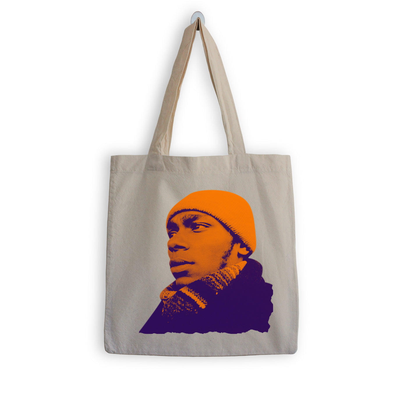 Mos Def Orange and Purple Tote Bag