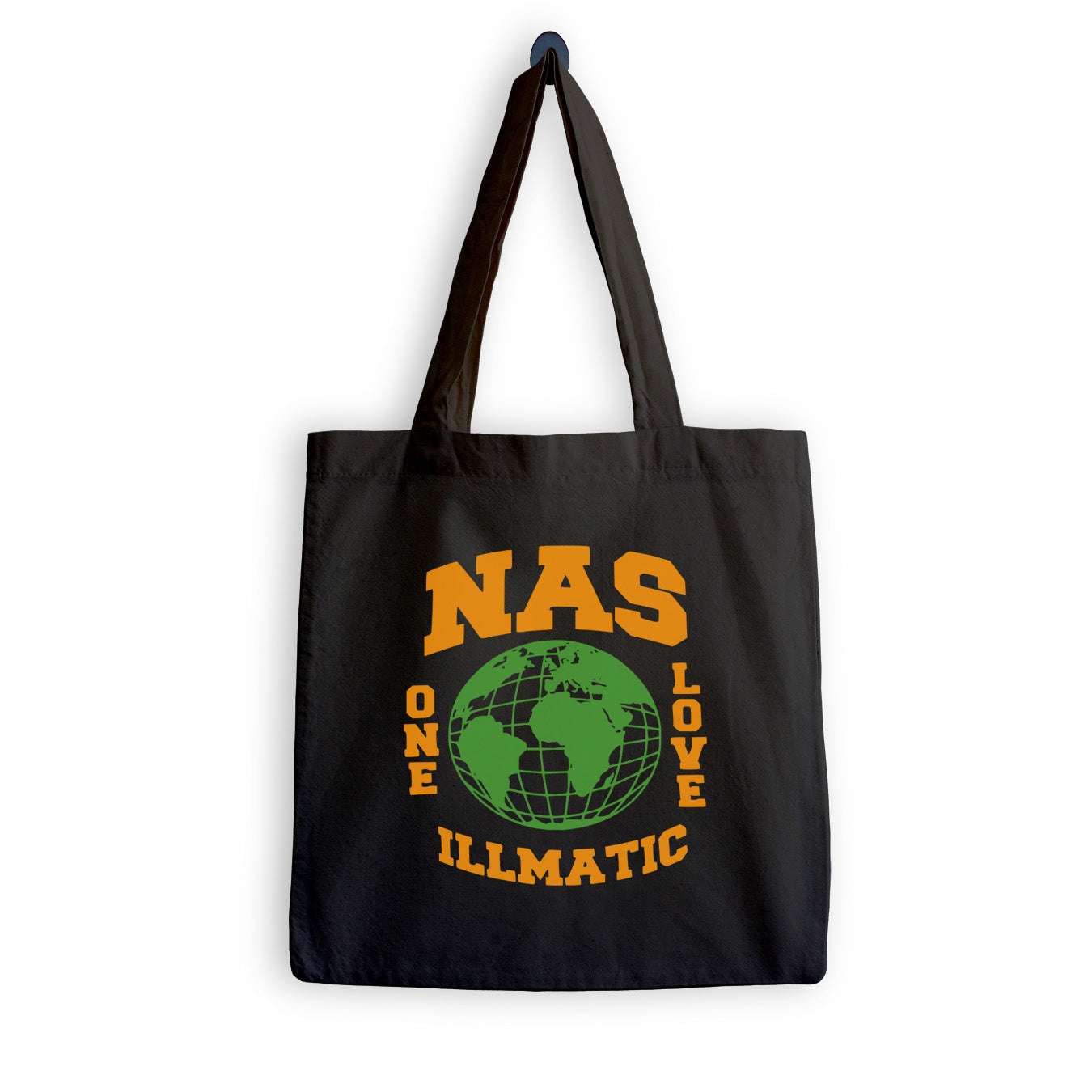Nas One Love Globe Tote Bag