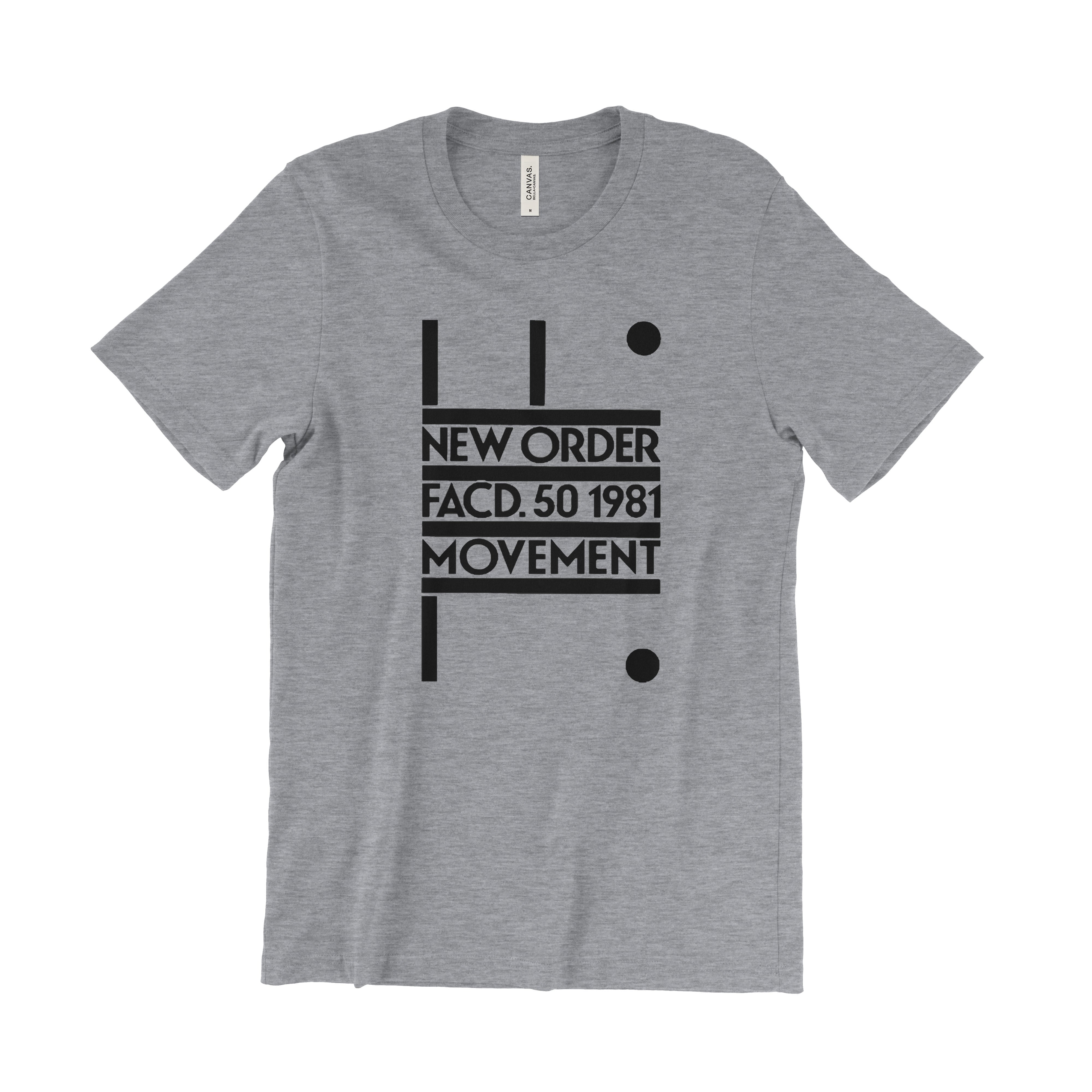 New Order FACD. 50 1981 Movement T-Shirt