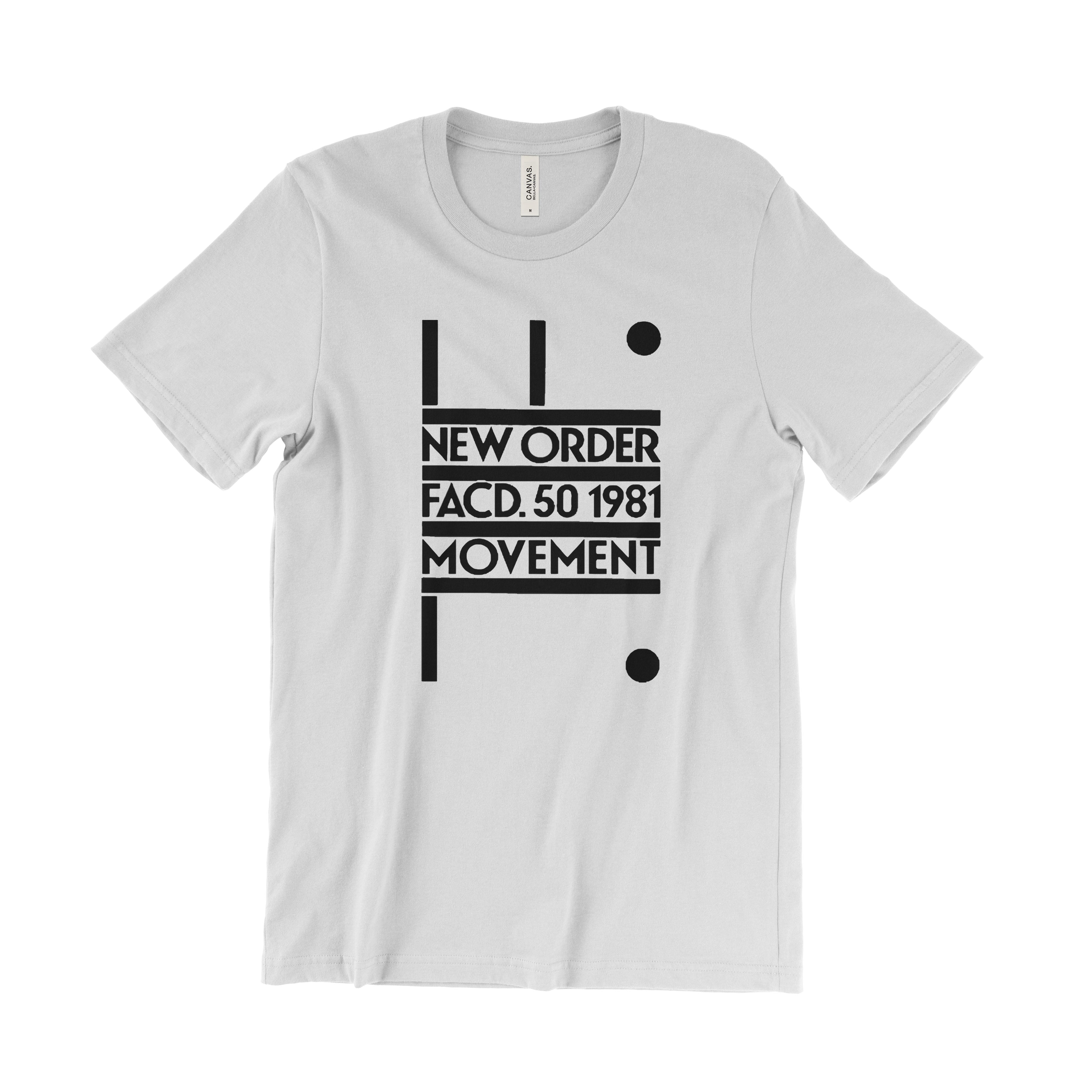 New Order FACD. 50 1981 Movement T-Shirt