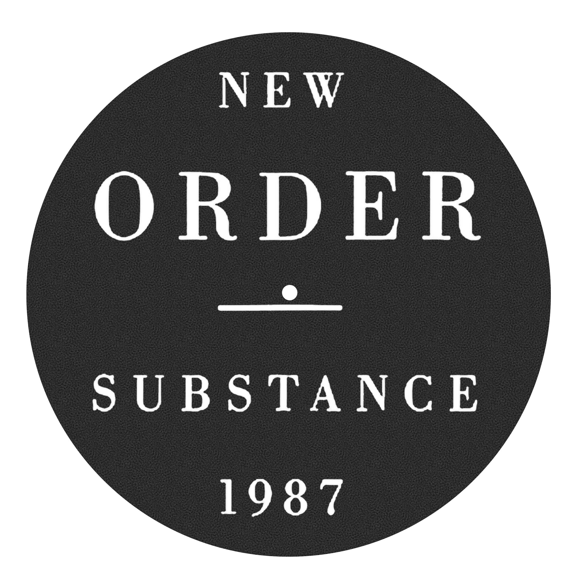 New Order Substance 1987 Turntable Slipmat