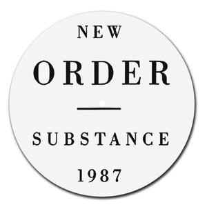 New Order Substance 1987 Turntable Slipmat